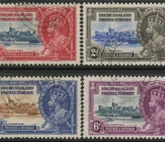 1935 Bechuanaland Protectorate SG.111-4 Silver Jubilee set 4 values Used