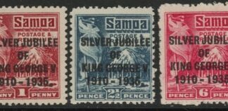 1935 Samoa   SG.177-9  Silver Jubilee set 3 values U/M  (MNH)