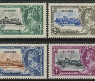 1935 St Lucia SG.109-12 Silver Jubilee set 4 values u/m  (MNH)