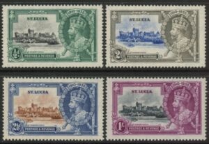 1935 St. Kitts Nevis - Silver Jubilee  SG.61-4 set 4 values U/M (MNH)