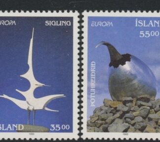 1993 Iceland SG.808-9 Europa Set of 2 values U/M (MNH)