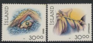 1994 iceland SG.817-8 Sport Set of 2 values U/M (MNH)