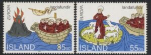 1994 Iceland SG.820-1 Europa Set of 2 values U/M (MNH)