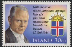 1994 Iceland SG.828 50th Anniv of New Constitution U/M (MNH)