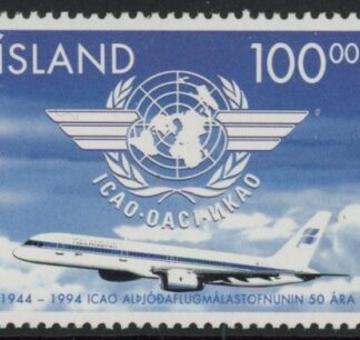 1994 Iceland SG.833 Civil Aviation U/M (MNH)