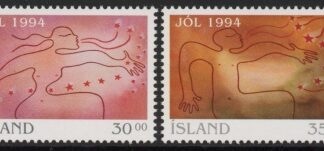 1994 Iceland SG.831-2 Christmas Set of 2 values U/M (MNH)