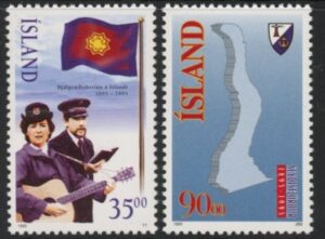 1995 Iceland SG.834-5 Anniversaries Set of 2 values U/M (MNH)