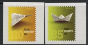 2008 Iceland SG.1216-7 Europa S/A Set of 2 values U/M (MNH)