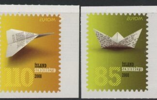2008 Iceland SG.1216-7 Europa S/A Set of 2 values U/M (MNH)