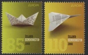 2008 Iceland SG.1214-5 Europa Set of 2 values U/M (MNH)