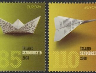 2008 Iceland SG.1214-5 Europa Set of 2 values U/M (MNH)