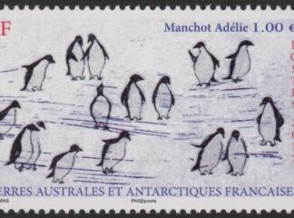 2017 French Antarctic SG.835 Adelie Penguins U/M (MNH)