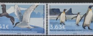 2017 French Antarctic SG.815-6 Birdlife of the Antarctic Set of 2 values U/M (MNH)