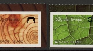 2011 Iceland SG.1314-5 Europa Set of 2 values U/M (MNH)