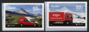 2013 Iceland SG.1393-4 Europa Set of 2 values U/M (MNH)