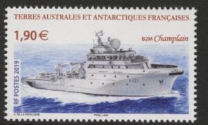 2019 French Antarctic SG.881 Champion Ships U/M (MNH)