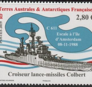 2019 French Antarctic SG.883 Colbert Ships U/M (MNH)