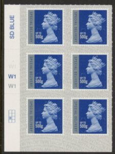 U3052  500g Sp. Delivery M18L  grid R3 C1 SBP s/L  Walsall U/M (MNH)