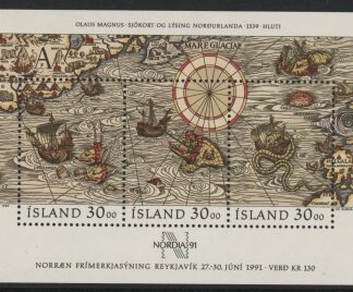 1989 Iceland MS.736 Nordic 91 Mini Sheet U/M (MNH)