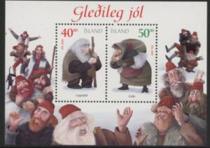 2000 Iceland MS.981 Christmas Ogres Mini Sheet U/M (MNH)