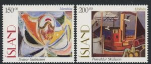 1997 Iceland SG.877-8 Paintings Set of 2 values U/M (MNH)