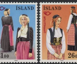 1989 Iceland SG.728-9 Traditional Costumes Set of 2 values U/M (MNH)