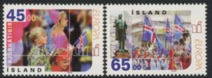 1998 Iceland SG.902-3 Europa Set of 2 values U/M (MNH)