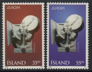 1995 Iceland SG.842-3 Europa Set of 2 values U/M (MNH)