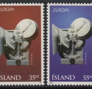 1995 Iceland SG.842-3 Europa Set of 2 values U/M (MNH)