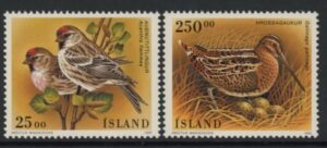 1995 Iceland SG.848-9 Birds Set of 2 values U/M (MNH)