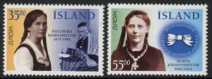 1996 Iceland SG.859-60 Europa Set of 2 values U/M (MNH)