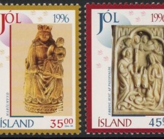 1996 Iceland SG.873-4 Christmas Set of 2 values U/M (MNH)
