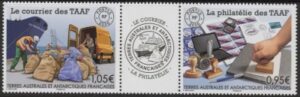 2020 French Antarctic SG.906-7 Postal & Philatelic Services Set of 2 values U/M (MNH)