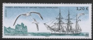 2021 French Antarctic SG.934 AV150 La Meurthe & Albatross U/M (MNH)
