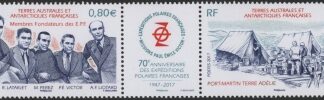 2017 French Antarctic SG.802-3 Antarctic Expedition Set of 2 values U/M (MNH)