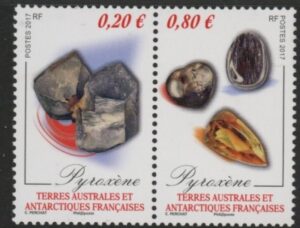 2017 French Antarctic SG.797-8 Minerals Set of 2 values U/M (MNH)