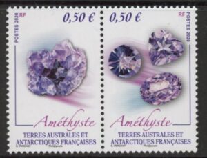 2020 French Antarctic SG.889-90 Minerals Set of 2 values U/M (MNH)