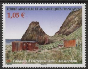 2020 French Antarctic SG.892 Buildings of Amsterdam Islands U/M (MNH)