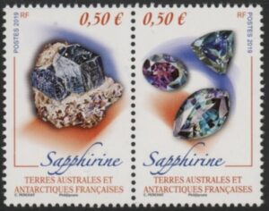 2019 French Antarctic SG.865-6 Minerals Set of 2 values U/M (MNH)