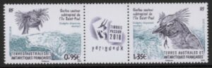 2018 French Antarctic SG.862-3 Antarctic Birds Set of 2 values U/M (MNH)