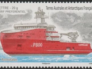 2018 French Antarctic SG.854 La Grandiere Ship U/M (MNH)