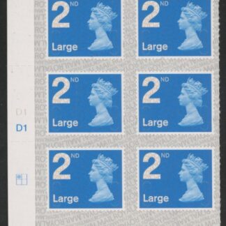 U3000  2nd Large. blue 2B  M17L cyld. D1  grid position R1  C1 SBP  s/L  DLR  U/M (MNH)