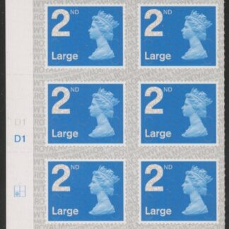 U3000  2nd Large. blue 2B  M17L cyld. D1  grid position R2  C1 SBP  s/L  DLR  U/M (MNH)