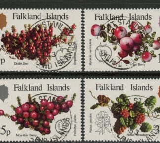 1983 Falkland Islands. SG.459-62  Native Fruits. set 4 values. used (CTO)