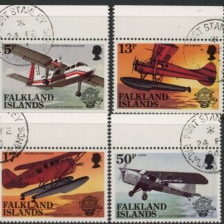 1983 Falkland Islands. SG.463-6  Bicentenary of Manned Flight. set 4 values. used (CTO)