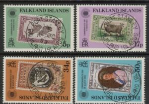 1983 Falkland Islands. SG.450-3  Commonwealth Day. set 4 values. used (CTO)