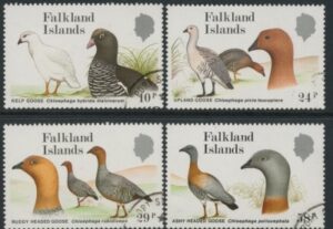 1987 Falkland Islands. SG.559-62  Geese.  set 4 values. used (CTO)