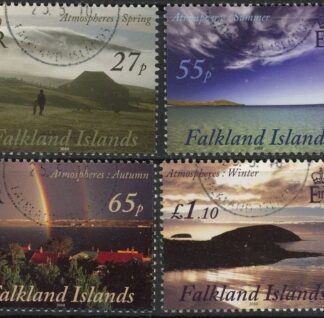 2010 Falkland Islands  SG.1153 - 6 Atmospheres 4 Seasons set 4 values. used (CTO)