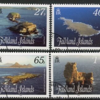 2009 Falkland Islands. SG.1136-9  Islands Stacks & Buffs. (2nd series) set 4 values. used (CTO)