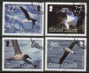 2009 Falkland Islands. SG.1140-3 Albatrosses. set 4 values. used (CTO)